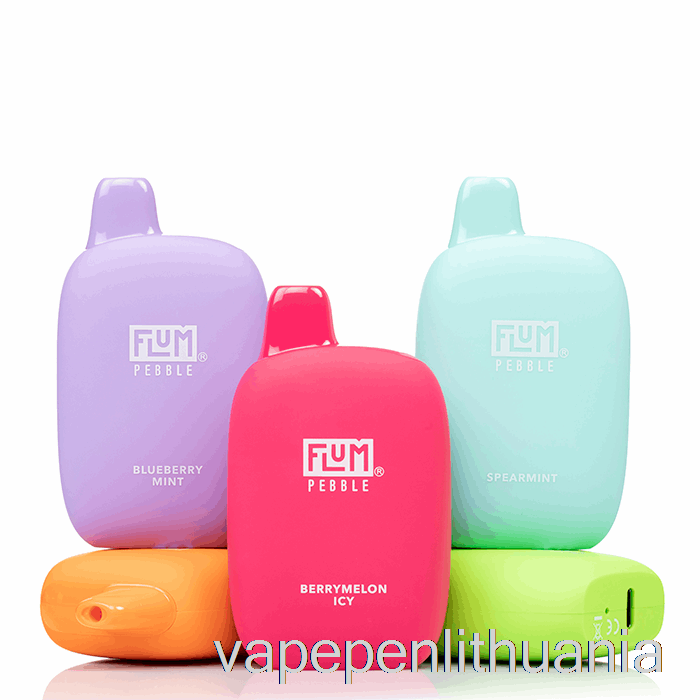 Flum Pebble 6000 Vienkartinis Strawmelon Vape Skystis